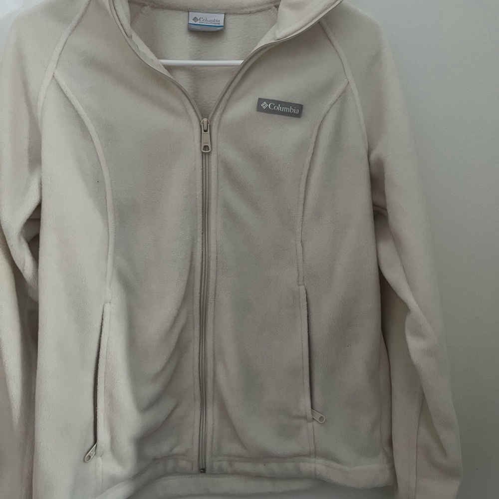 Columbia Off-White Fleece Jacket